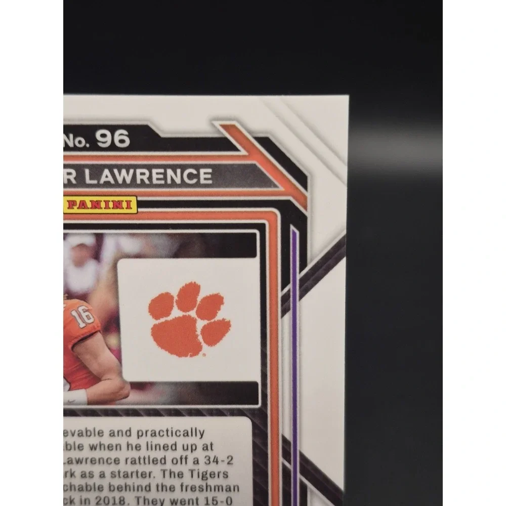 2023 Panini Prizm Draft Picks Trevor Lawrence #96 Blue Wave Prizm /249 Jaguars